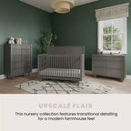 Commode 3 tiroirs pour chambre de bébé ou d'enfant, kit anti-basculement inclus pour prévenir les chutes, finition non toxique et sans danger pour les bébés