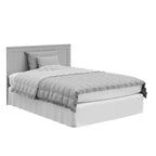 Lit de bébé et table à langer transformables 5-en-1 avec tiroir, mobilier de chambre de bébé de style rustique