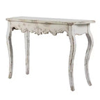 Slim Whitewash Console Table for Hallway Living Room 46x16.5x30