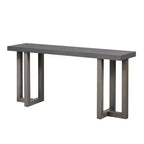 Console moderne de 160 cm avec plateau patchwork géométrique, table d'entrée avec pieds en pin massif, table de foyer pour salon, couloir, entrée