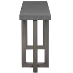 Console moderne de 160 cm avec plateau patchwork géométrique, table d'entrée avec pieds en pin massif, table de foyer pour salon, couloir, entrée