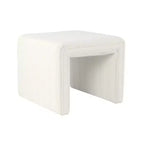 Petit Pouf Moderne Rectangulaire, Repose-pieds Rembourré, Tabouret de Maquillage pour Chambre à Coucher, Salon