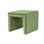 Petit Pouf Moderne Rectangulaire, Repose-pieds Rembourré, Tabouret de Maquillage pour Chambre à Coucher, Salon