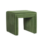 Petit Pouf Moderne Rectangulaire, Repose-pieds Rembourré, Tabouret de Maquillage pour Chambre à Coucher, Salon