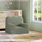 Canapé 2-en-1 pour enfants Canapé confortable Fauteuil long Canapé en mousse souple Cadeau pour garçons et filles