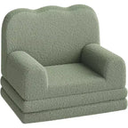 2-in-1 Kids Sofa Comfortable sofa Longue Chair Soft Foam sofa Gift for Children and Girls