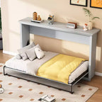 Clihome Twin Size Murphy Bed, can be Folded into a Cabinet