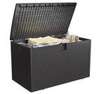 120 Gallon Blow Molded Plastic Storage Bin